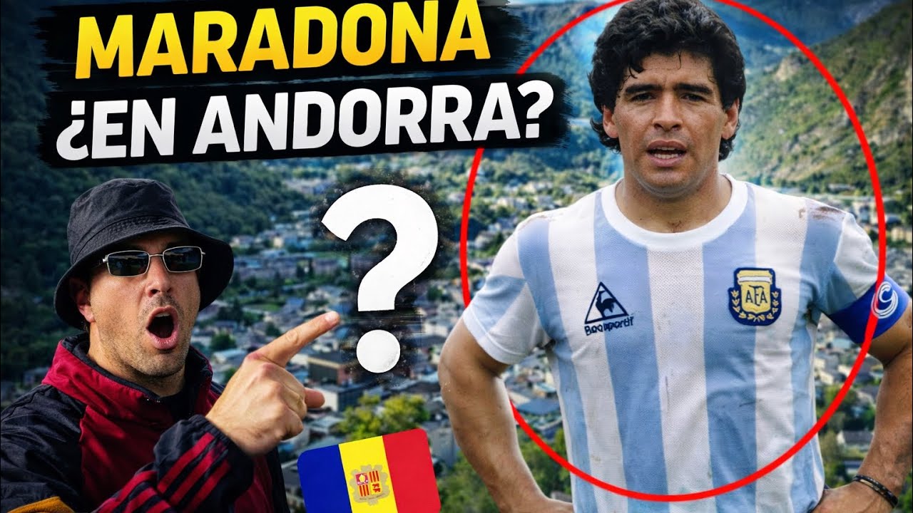 Nadie sabia que MARADONA jugo en Andorra🇦🇩