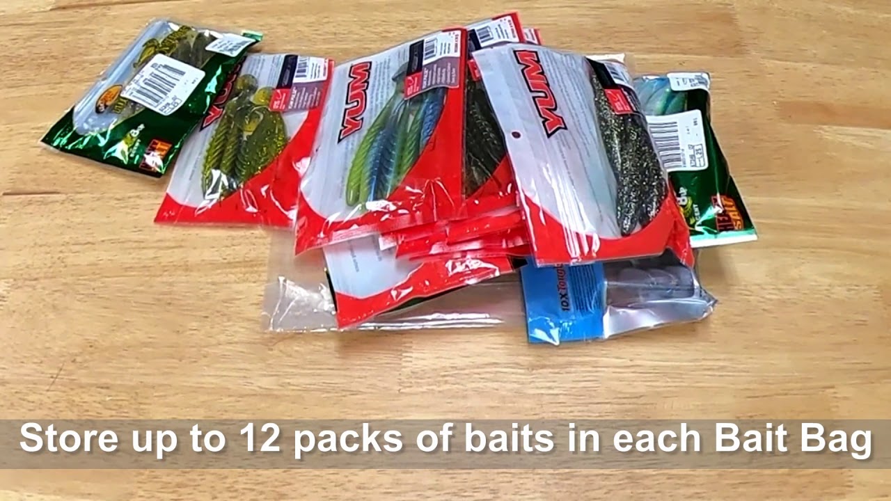 Harmony Fishing Bait Bags (10 Pack) - Durable Clear Storage Bag Organizers  for Soft Plastic Baits, Lures, Tackle, and Fishing Accessories : Sports &  Outdoors 