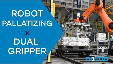 Robot Palletizing x Dual Gripper - NIXMA