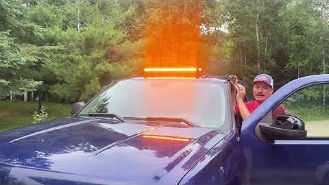 XRIDONSEN Roof Top Amber/Yellow Strobe Light Bar for Snow Plow/Tow Trucks Wrecker XR-826