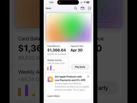 How to Add a Bank Account for Apple Card PaymentsI #shorts