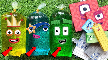 Looking Balloon Numberblocks NEW 120 480 puzzle tetris | ASMR chirping of Birds