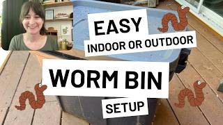 Why Pet Worms Are Awesome 🪱 Intro To Worm Bins (vermicomposting)