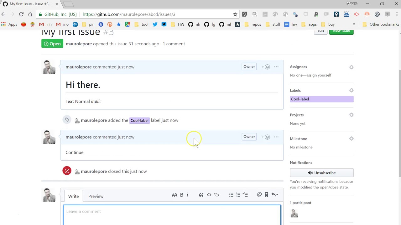 02 github issues - YouTube