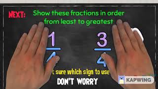 Full Ordering fractions using fraction tiles Update