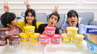 تحدي الايس كريم !! Ice cream challenge