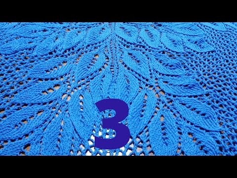 შარფი_ჩხირებით \"გაზაფხულის ტყე\"_ნაწილი 3