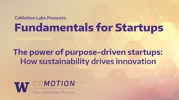 Fundamentals for Startups: Purpose-driven startups: How sustainability drives innovation
