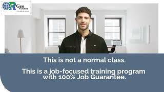 GIS Job-focused training program with 100% Job Guarantee. (20% discount)