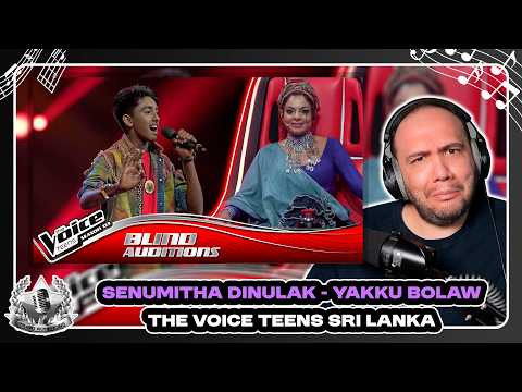 Senumitha Dinulak | Yakku Bolaw (යක්කු බොලව්) The Voice Teens Sri Lanka S3 🇱🇰 PAUL REACTS