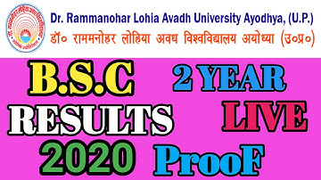 Breaking! RMLAU Exam 2020|B.Sc. 2 Result Out|BSc 2 Students Promoted|RMLAU Ayodhya Exam Latest News