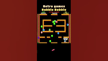 RETRO GAME BUBBLE BOBBLE STAGE 3 #retrogames #arcade #bubblebobble #shorts