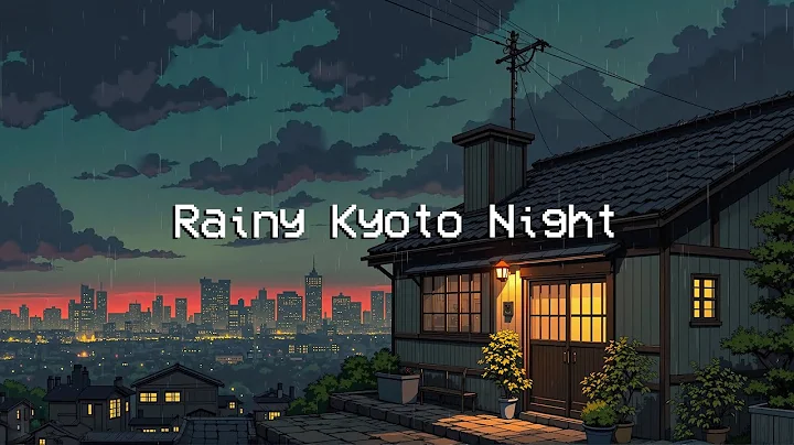 Rainy Kyoto Night 🌧️ Chill Lofi Beats for you to Stress Relief, Sleep Well, Healing ~ Lofi Vibes