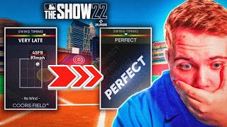 HOW TO STOP SLAMMING YOUR PCI!! MLB THE SHOW 22 HITTING TIPS!