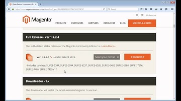 How to download the sample data for Magento 1.x