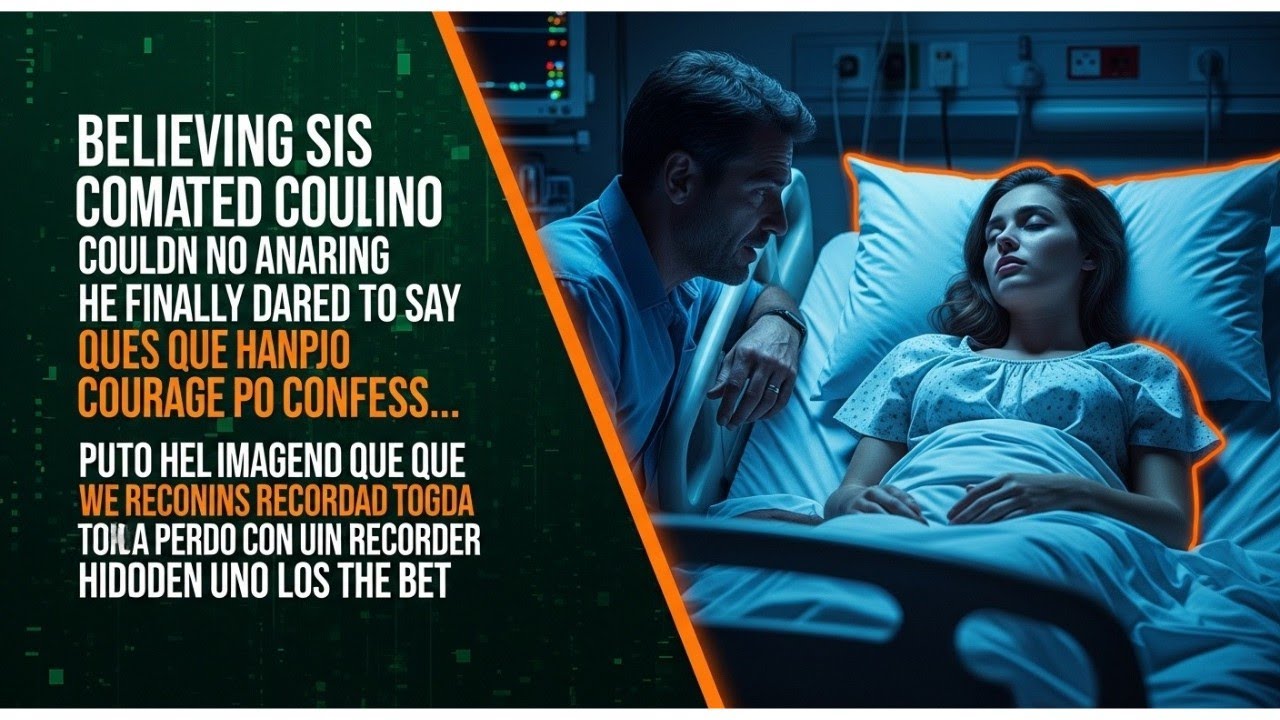 Él creía que su esposa en coma no escuchaba nada.pero un grabador escondido bajo la cama lo estaba! 