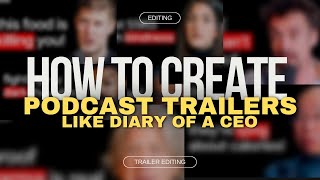 4 Tips to Edit A Podcast Intro Like Diary of A CEO