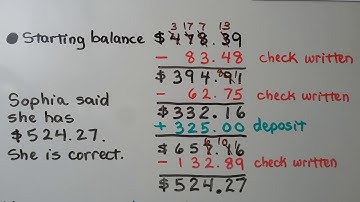 5th Grade Math 3.11, Word Problem Solving, Add & Subtract Money