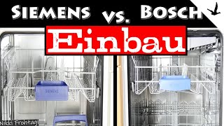 Geschirrspüler Bosch & Siemens einbauen🚩Unterschied Teil zu Vollintegriert  erklärt - YouTube