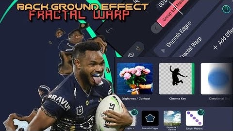 ALIGHT MOTION Fractal background warp effect tutorial edit.