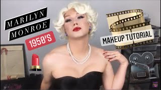 Marilyn Monroe Old Hollywood Glam Makeover (1950's Makeup)