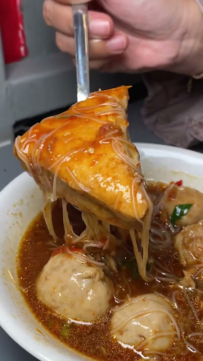 One of the Delicious Meatballs in Jakarta!! #likefriends #meatballs #shorts