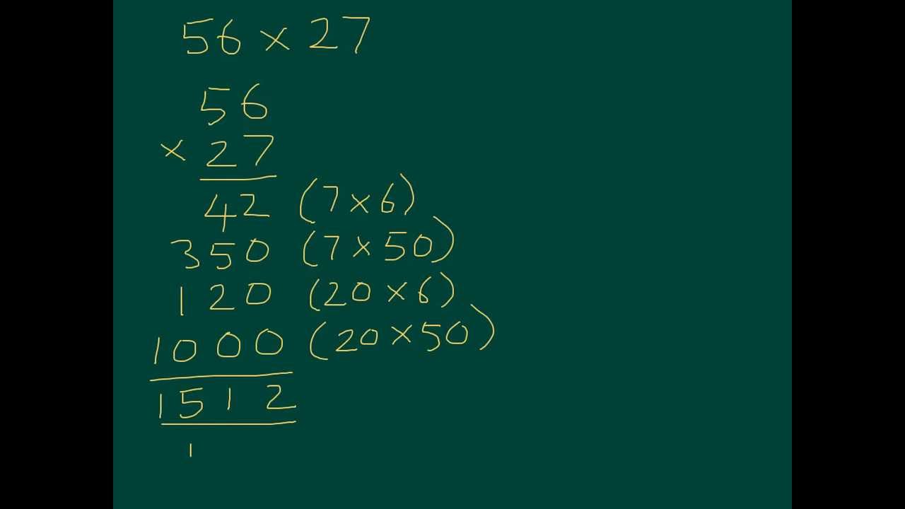  multiplication tu x tu Column YouTube