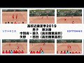 ★ソフトテニス 高校近畿夏季2019 男子 準決勝 中別府・藤久(高田商業高校)ー矢野・西田(高田商業高校)