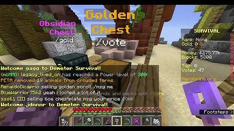 how to earn money in herobrine.org.server(pt-7)