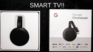 Convertidor Smart TV Google Chromecast HD con Google TV