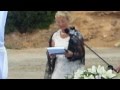 Discurso de mi madre en mi boda