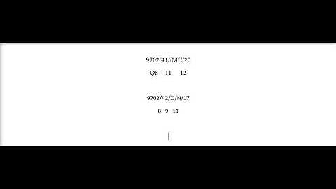 A2 PHYSICS 9702/42 GUESS PAPER OCT/NOV 2020