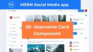 29- Social Media App MERN STACK : Username Card component  - بالدارجة التونسيّة screenshot 4