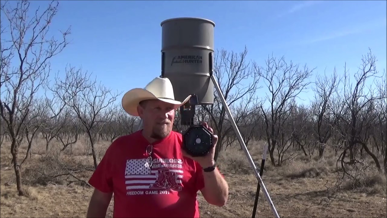 Lower Cost, Great Quality, Deer Feeder American Hunter XDE Pro YouTube