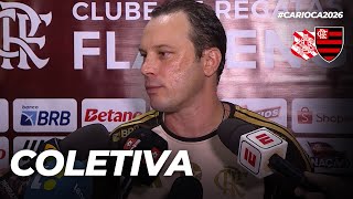 Bruno Pivetti Coletiva Pós-Jogo Bangu 2 X 1 Flamengo Campeonato Carioca 140126