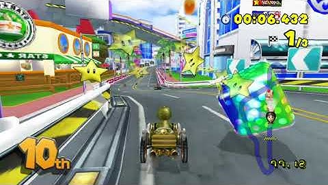 Mario Kart Wii (Fusion) Custom Tracks - Mirror (1 Player) #023 with Baby T