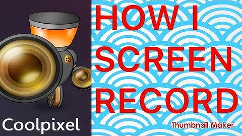 How I screen Record! (The Best Screen Recorder!)
