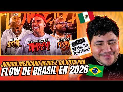 JURADO MEXICANO DA NOTA PRA FLOWS ABSURDAMENTE viciantes em 2026! 🇧🇷🇲🇽