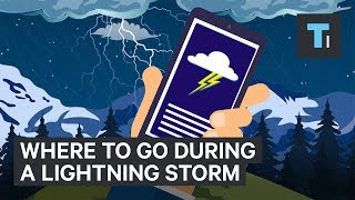 Here are the worst places to be during a lightning storm