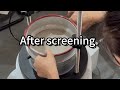 Silver powder sifting by vibratory sieve shaker #ultrasonicvibratingscreen #vibratingscreen