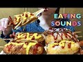 【Eating sounds】《食べ方汚い》チーズドッグ!アメリカンドッグ!Mozzarella corn dog!Corn dog!