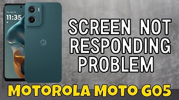 How to FIX Screen Not Responding Problem Motorola Moto G05