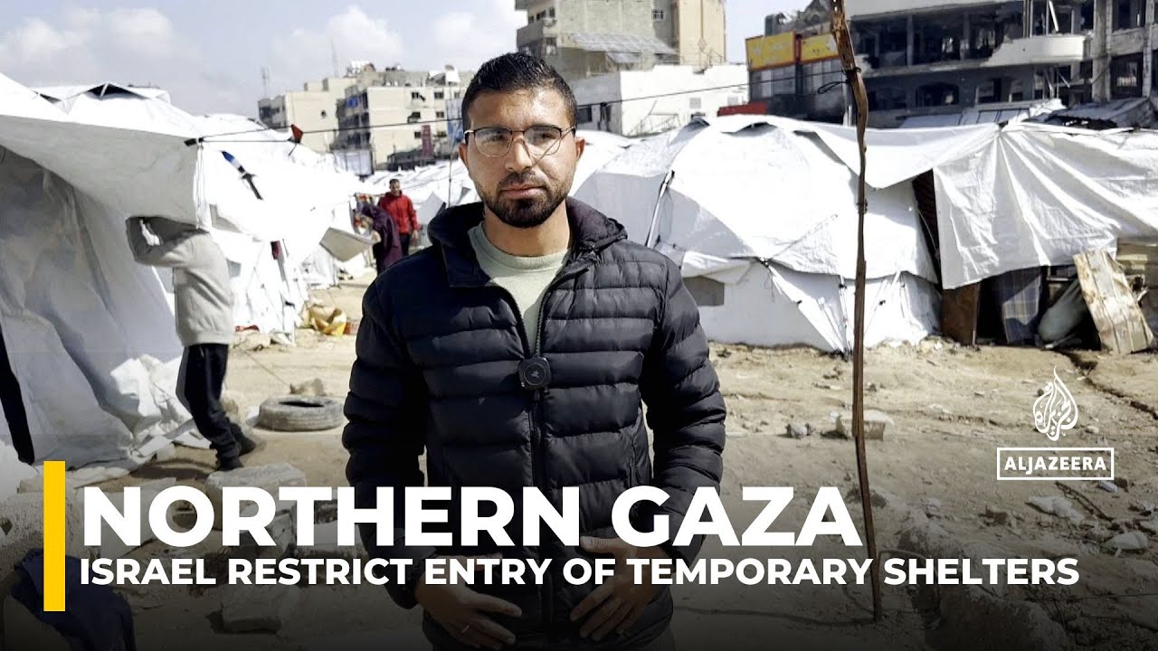 Gaza City residents forced into tents as Israeli delays stall aid delivery despite ceasefire deal