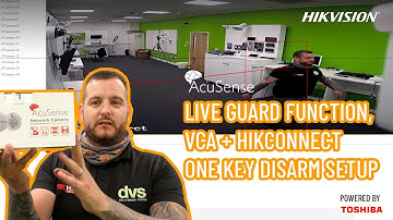 Hikvision Acusense Bullet with Live Guard, VCA + Hikconnect setup