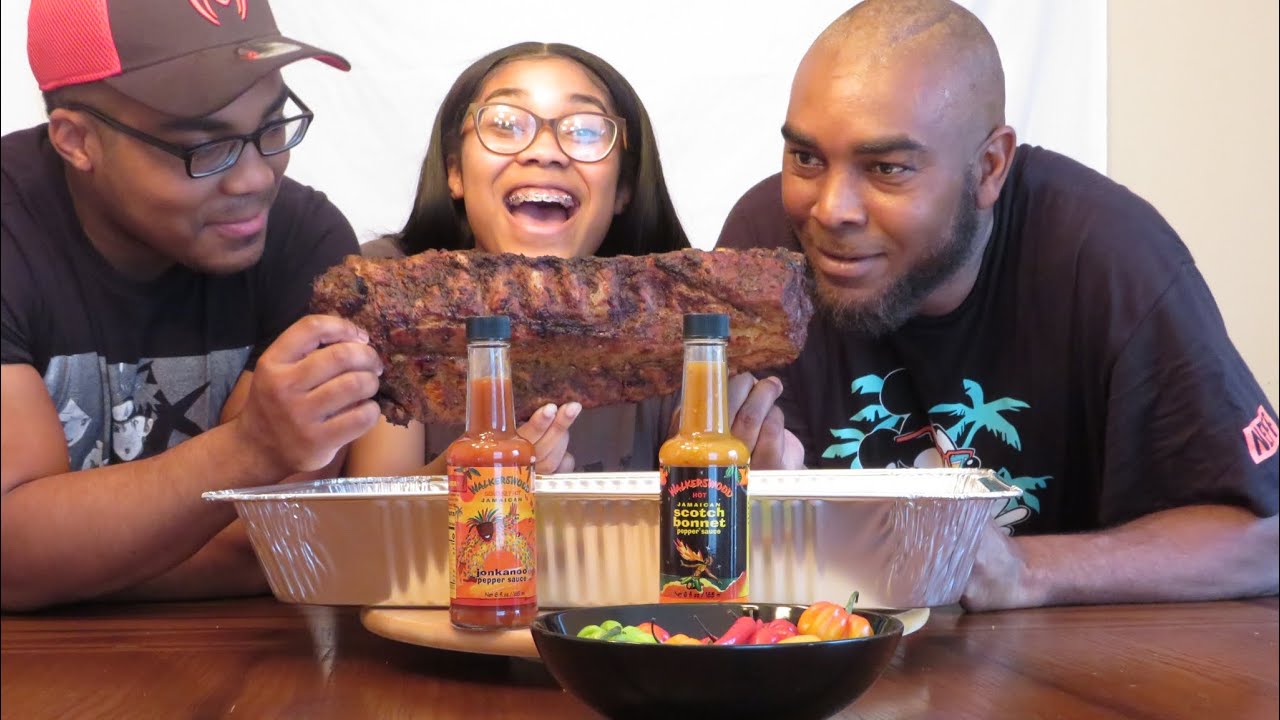 SPICY RIB CHALLENGE YouTube