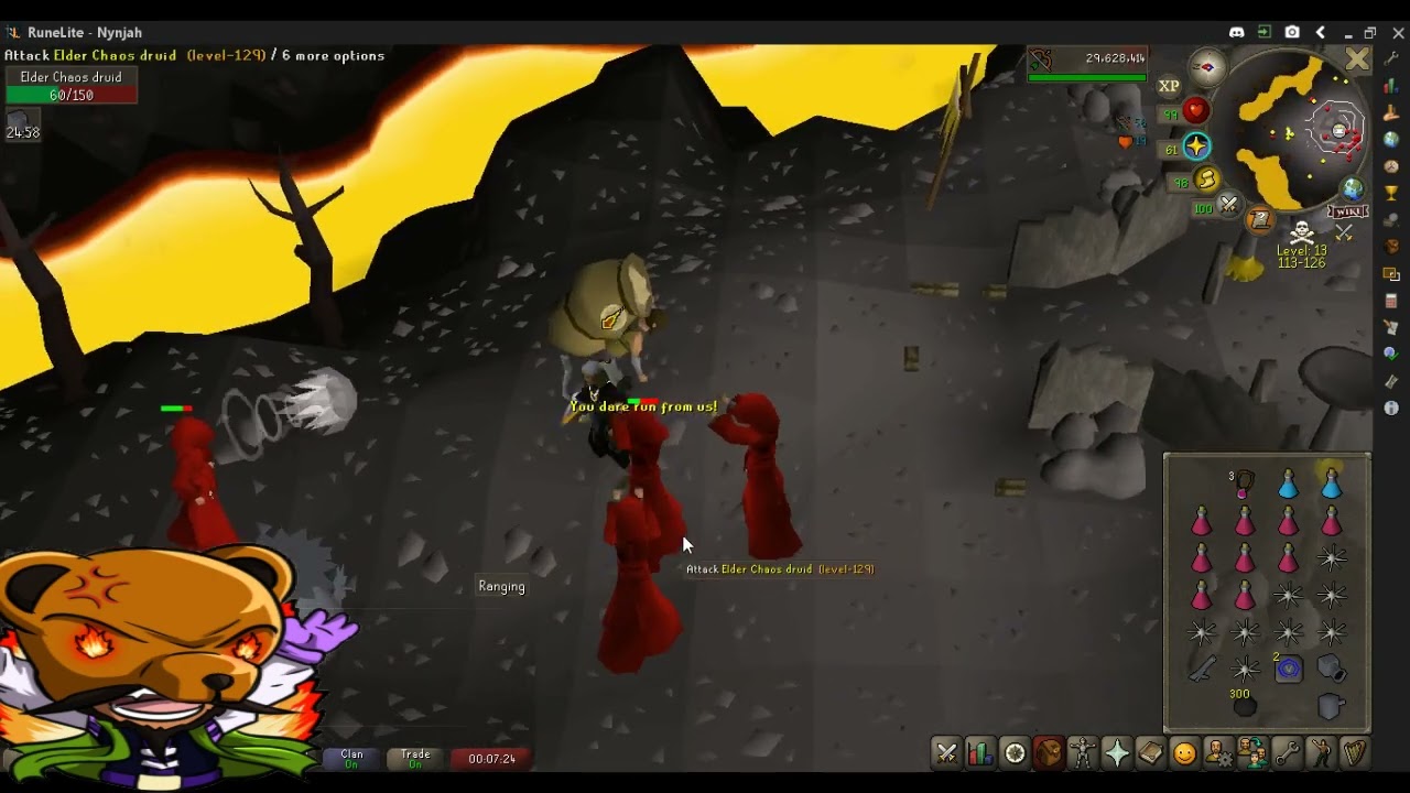 my chaos druid cannon method osrs