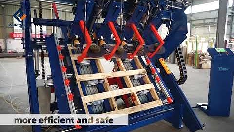 wood pallet nailing machine