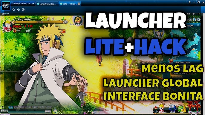 Launcher Lite Definitivo - Naruto Online (+FPS) 