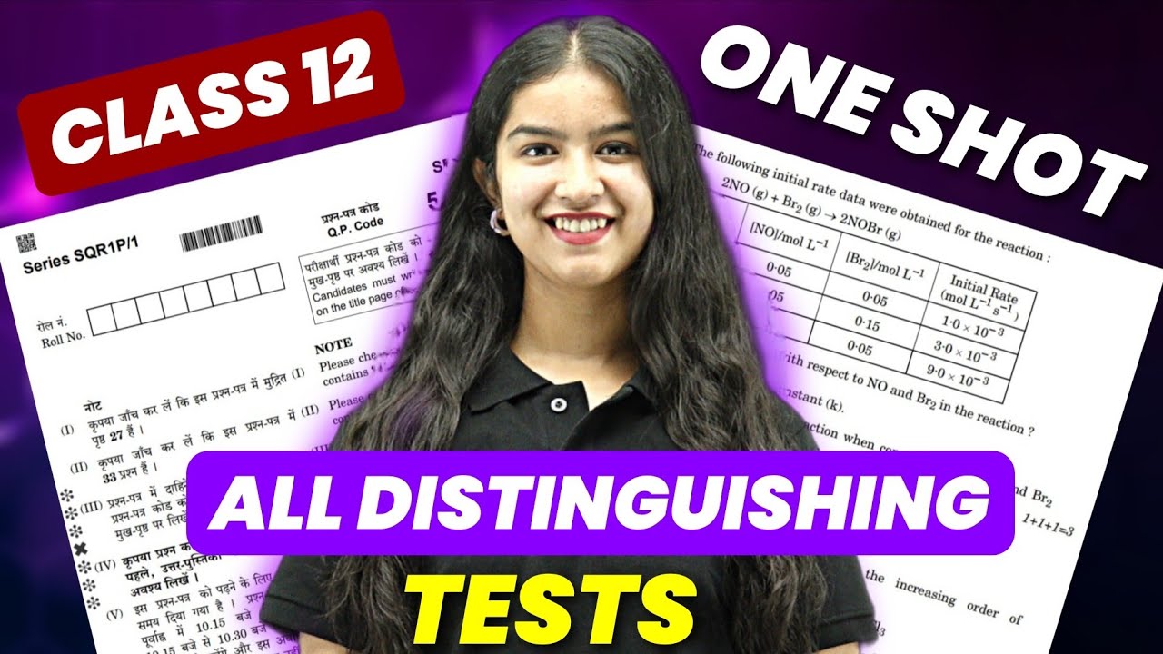 Organic Chemistry - All Tests in 20 Minutes?! 😳Class 12 2026 Boards