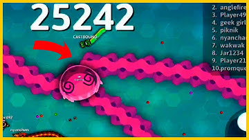 SNAKE IO GAMEPLAY 🐍 TOP 1 BIGGEST SNAKE DIED LIKE A NOOB 🐍 #snakeio #snake #newevent #snakegame